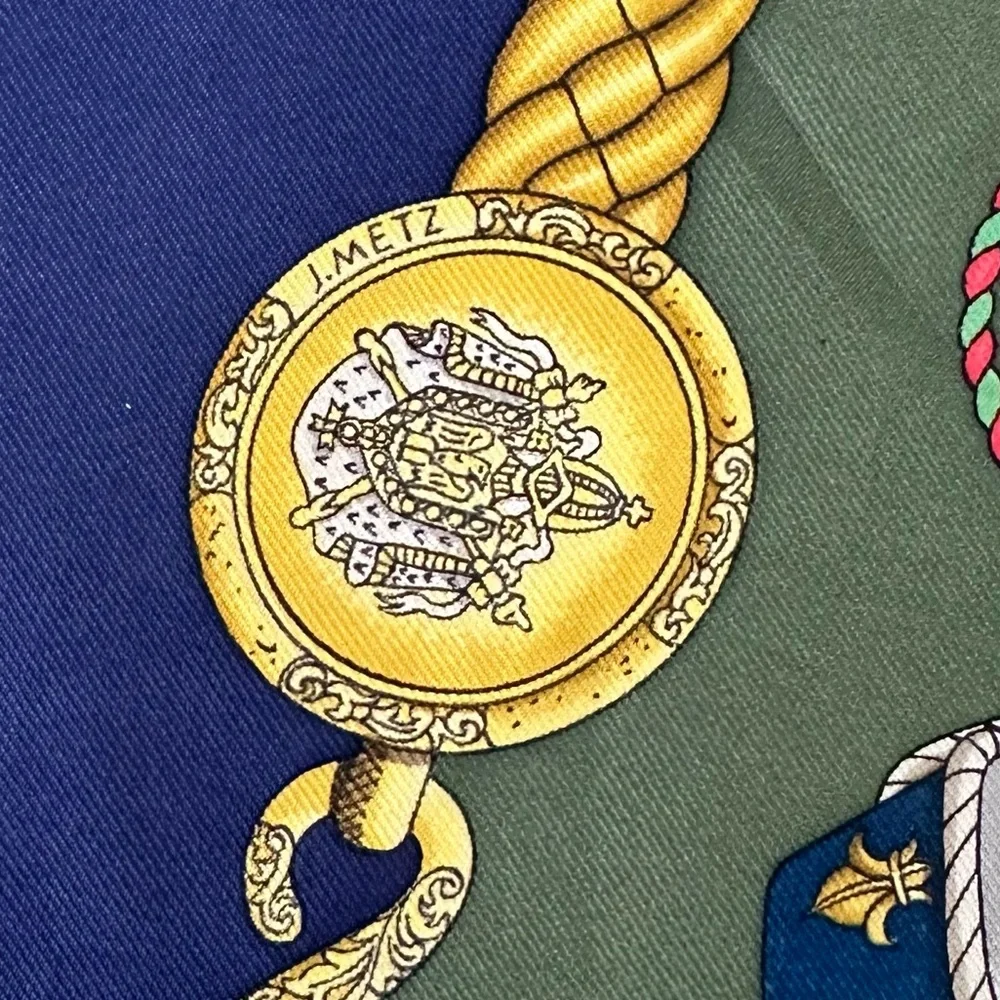 Hermes scarf les Tambours - Picture 9 of 15